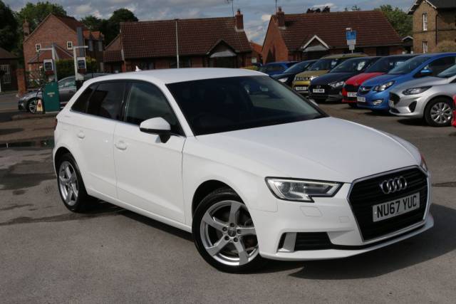 Audi A3 1.6 TDI 116 Sport 5dr S Tronic Hatchback Diesel White