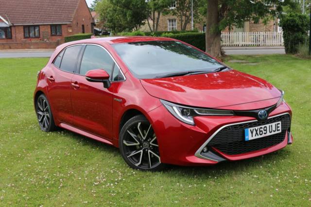 Toyota Corolla 2.0 VVT-i Hybrid Excel 5dr CVT Hatchback Hybrid Red